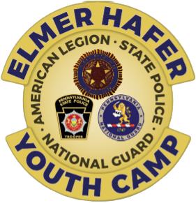 Elmer Hafer American Legion State Police National Guard Youth Camp seal